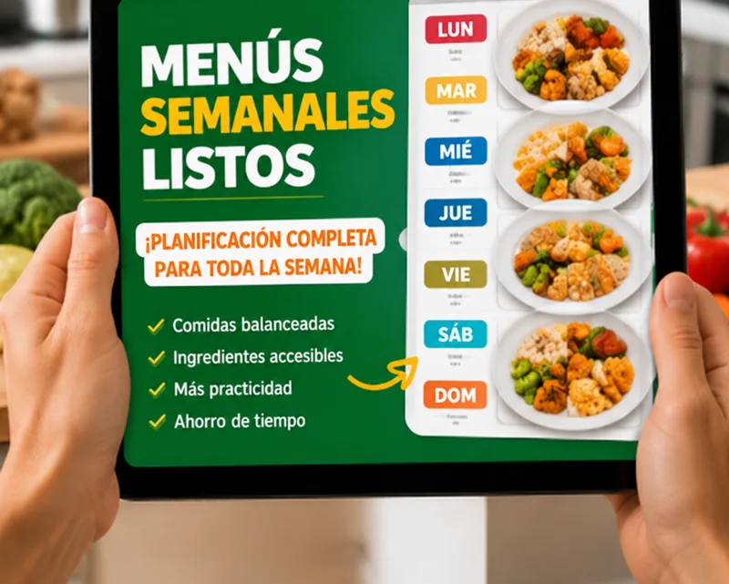 Menús Semanales 
Listos